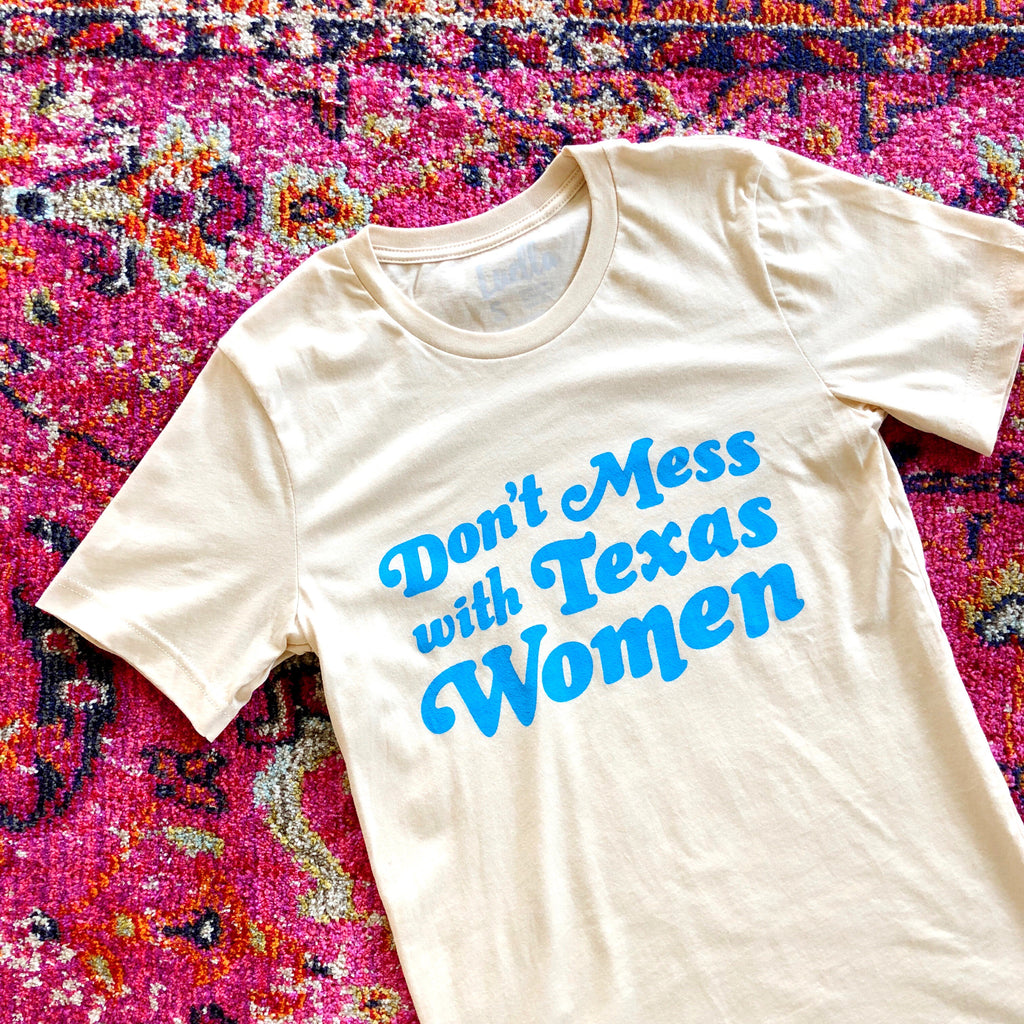 Don't Mess With Texas Women Cream Tee