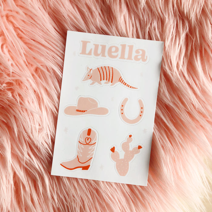 Western Sticker Sheet