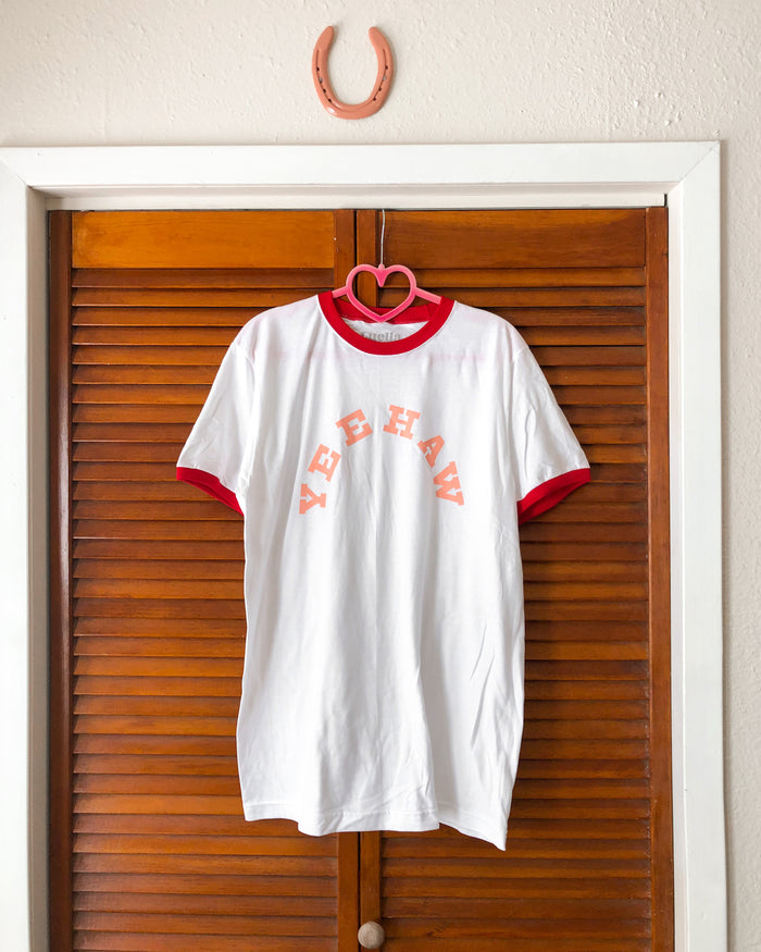 Yeehaw Red Ringer Tee